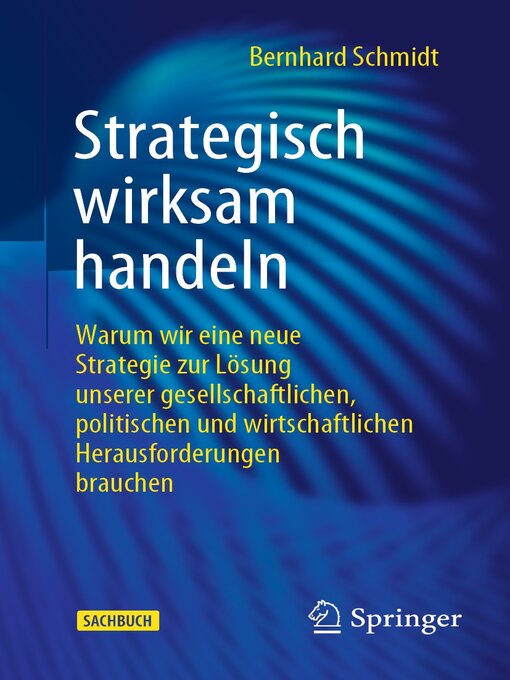 Title details for Strategisch wirksam handeln by Bernhard Schmidt - Available